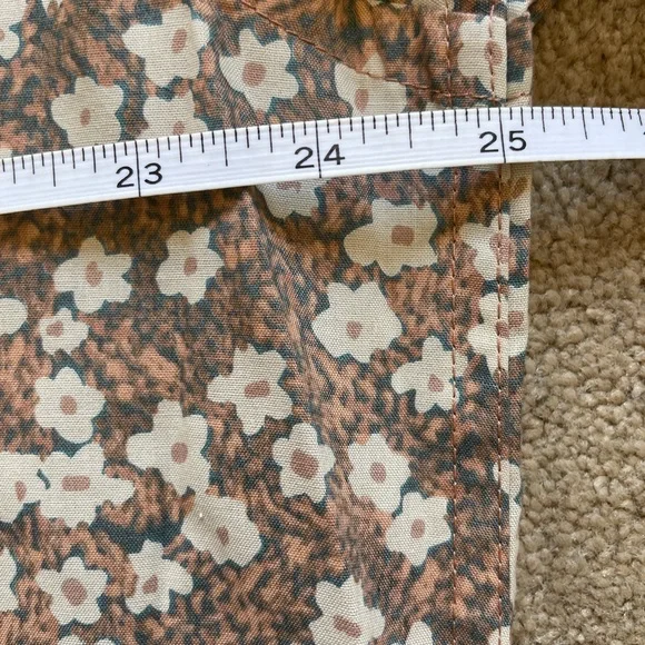 Patagonia Floral Moss Stingray Short Sleeve Shirt  2XL summer shirt BNWT - Picture 6 of 9